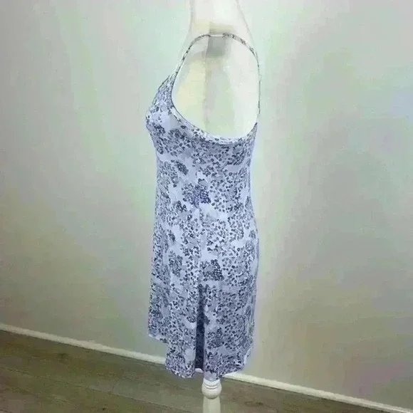 EVCR Purple Floral Tennis Bodysuit Dress NWT - Picture 3 of 7